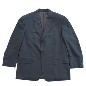 JOSEPH & FEISS INTERNATIONAL 42S DK GREEN CLASSIC FIT MEN BLAZER SPORT COAT SUIT